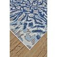thumbnail image 4 of Carini Abstract Ikat Print Accent Rug, Classic Blue/Silver Mink, 2ft-2in x 4ft, 4 of 4