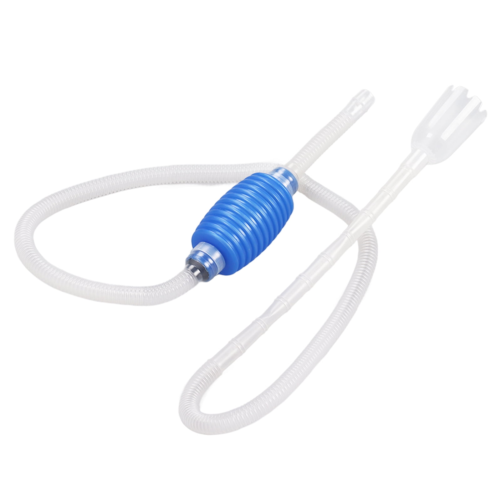 Aquarium Gravel Vacuum & Water Changer - 30ft Hose, 19in Tube, 3 Metal Faucet Adapters, No Bucket Siphon Cleaner