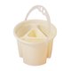 thumbnail image 2 of Cubos de Lavado de Pinceles, Suministros de Arte, Lavadora de Pinceles, Taza de Agua Portátil, 4 Rejillas con Soporte para Bolígrafo, Barril de Agua Amarillo, 2 of 8