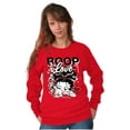 thumbnail image 4 of Cool Kanji Style Betty Boop Love Women Crewneck Sweatshirt Brisco Brands M, 4 of 6