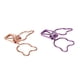 thumbnail image 2 of 100 Uds. Abrazaderas para encuadernación con forma de oso, Clips huecos de Metal resistentes con sujeción fuerte para oficina, trabajo y escuela, 2 of 5