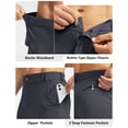 thumbnail image 4 of Pantalones deportivos de golf Soothfeel para hombre, gris oscuro, talla L, 4 of 6