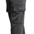 thumbnail image 7 of G-Style USA Men's Heavyweight Fleece Lounge Cargo Sweatpants, Up to 6XL, 7 of 7