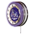 thumbnail image 2 of James Madison Dukes 19" Neon Wall Clock, 2 of 2
