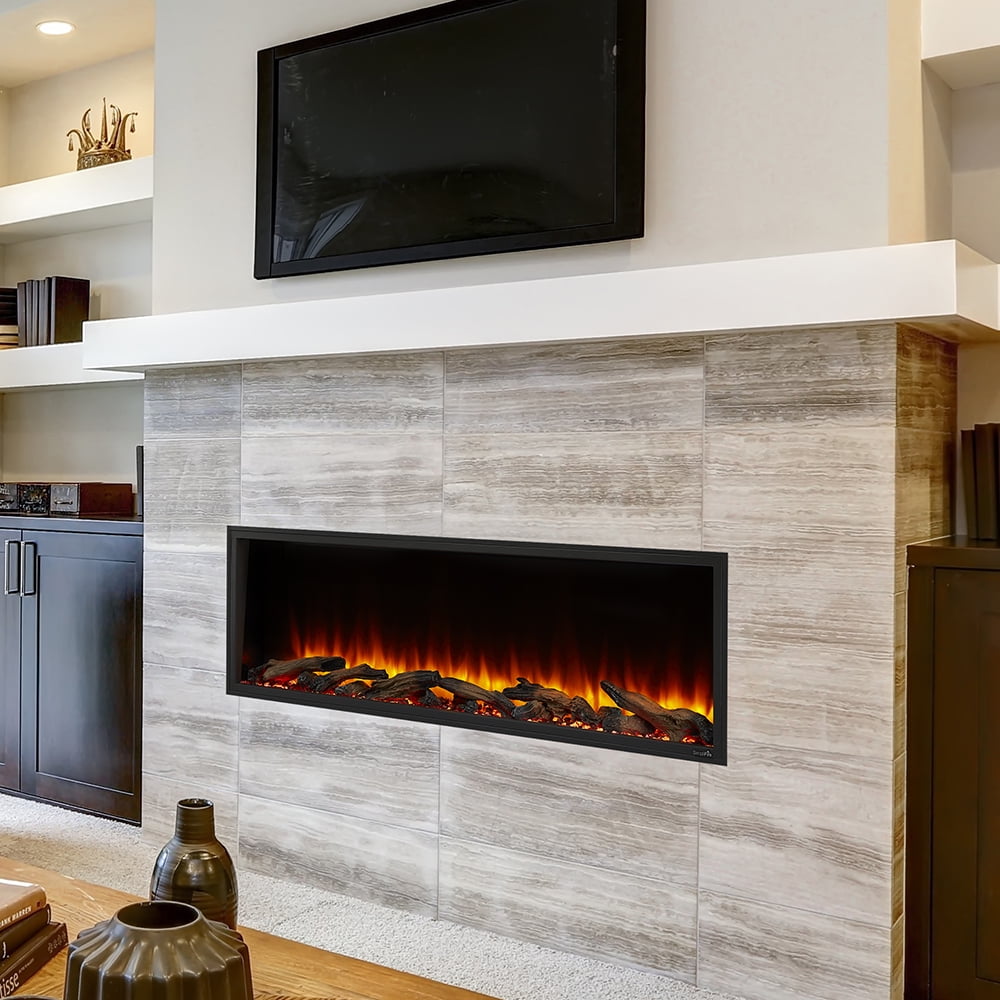 SIMPLIFIRE Scion 55in Clean Face Linear Electric Fireplace SFSC55
