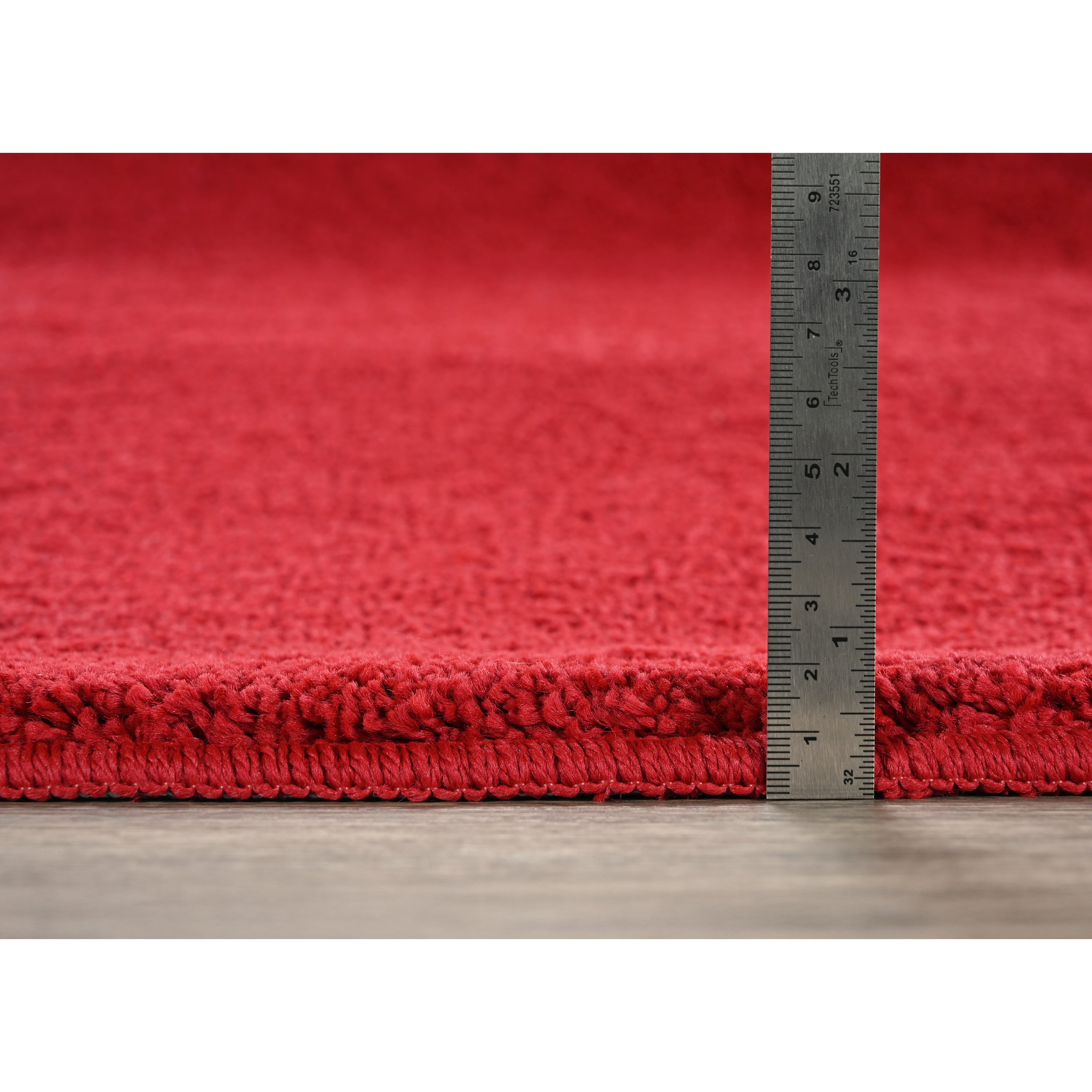 Garland Rug Sedona Washable Bath Rug Set, 3 Piece Set (2 Bath Rugs, & Contour Rug) Classic Red