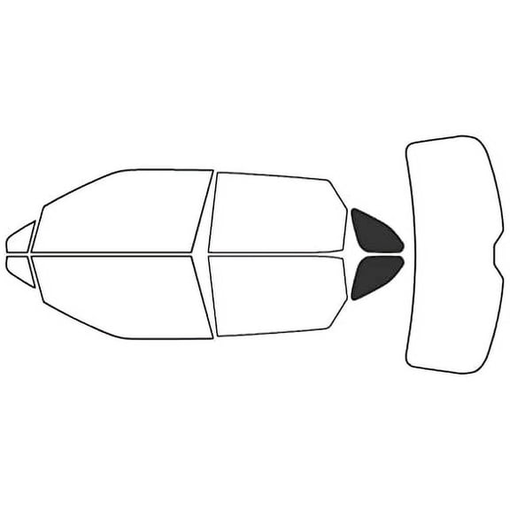 Rvinyl Window Tint Kit Compatible with Chevrolet Blazer 2019-2025 - Cargo - 20%