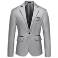 thumbnail image 3 of Suit fashion solid color men's suit plus size business suit men business suit men-pink-3XL, 3 of 5