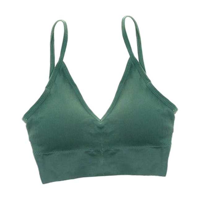 Chaleco Bralette Zulema para mujer con cuello en V acolchado