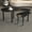 Black(Oval), variant on 360° Rotatable Triangular Coffee Table, Cocktail Table with Smooth Edge Design, End Table with Solid Wood Legs for Living Room Apartment Office, Black