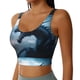 thumbnail image 2 of Fotbe Blue Thunder Storm Dragon Sujetador Deportivo Largo sin Aros para Mujer con Almohadillas y Soporte Medio, Transpirable y Absorbente, Camiseta Tipo Chaleco o Tank Top-Medium, 2 of 8