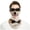 Beige, variant on Cute Bandana Face Mask, 3D Animal Neck Gaiter Face Mask Scarf with Ear-Hanging for Ski Hiking Riding Sports Outdoor