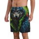 thumbnail image 2 of Fotbe Realistic Style Wolf Warrior Trajes de Baño Estampados para Hombre, Shorts de Verano de Secado Rápido, Ropa de Playa, Bañadores-Small, 2 of 6