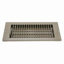 AP Products 013-628 Brown 4 inch x 10 inch Floor Register with Damper