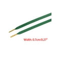 thumbnail image 3 of INSPIRE CHIC Unisex PU Leather Flat Shoe Laces for Sneakers Boots Green 150cm/59.1", 3 of 4