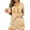 Beige3, variant on FDGIU Women's Halloween Pajama Set 2025 - Spooky Graphic Print 2-Piece Lounge Wear, Cute Short Sleeve Top & Elastic Waist Shorts, Soft Lightweight Sleepwear