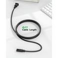 thumbnail image 4 of Printer Power Cord Cable Fit for HP OfficeJet Pro, Envy, DeskJet Series Printers 2 Prong Replacement - (ETL Listed Cable), 4 of 7