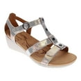 thumbnail image 1 of Women's Revere Comfort Shoes Nassau T Strap Wedge Sandal, 1 of 6