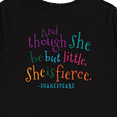 thumbnail image 4 of Inktastic Funny Shakespeare Quote Boys or Girls Long Sleeve Toddler T-Shirt, 4 of 5