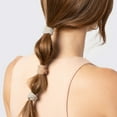 thumbnail image 4 of Kitsch Recycled Nylon Glitter Medium Elastics 12pc, Bungee Band Hair Tie - Neutral, 4 of 4