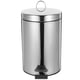 thumbnail image 1 of WORGEOUS Contenedor de basura de acero inoxidable con tapa, contenedor de basura redondo para cocina, 1 of 8