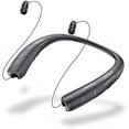thumbnail image 1 of wonima11 Neckband Bluetooth Headphones Speaker 2 in 1，Wireless Wearable Speaker with Retractable Earbuds, 3D Stereo Sound, Portable Speaker and Headset w/Bulit in Mic for Home, Office and Outdoors, 1 of 1