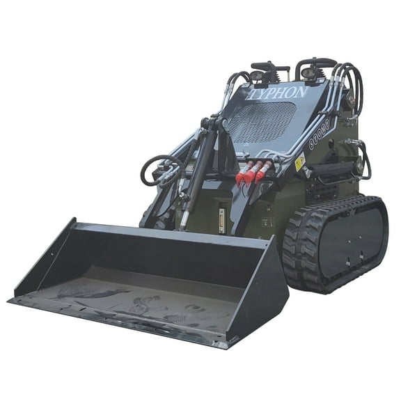 TYPHON Skid-Steer Loader Tracked 22.1 HP Honda EPA Gasoline Engine for Gardens, Farming