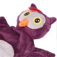 thumbnail image 3 of Marionnette à main interaction parent-enfant peluche dessin animé animal hibou marionnette à main jouet poupée, 3 of 4