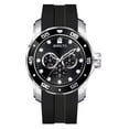 thumbnail image 1 of Invicta Pro Diver Scuba GMT Silicone Strap Black Dial Quartz 45721 100M Men's Watch, 1 of 3