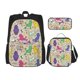thumbnail image 1 of Balery Colorful Poodle Dog Mochila escolar 3 en 1 para niños: mochila resistente con lonchera térmica y estuche para lápices. Mochila escolar para niños y niñas., 1 of 7