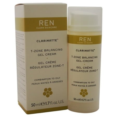 REN Clarimatte T-Zone Balancing Gel Cream - Combination To Oily Skin Gel & Cream - 1.7