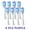 8 purple A3, variant on 8 pcs Replacement Brush Heads for Philip Diamond series HX6064 HX6930 HX6730 Sonic Electric Toothbrush Vacuum Nozzle A3