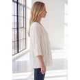 thumbnail image 3 of Roaman's Women's Plus Size Eyelet Big Shirt, 3 of 4