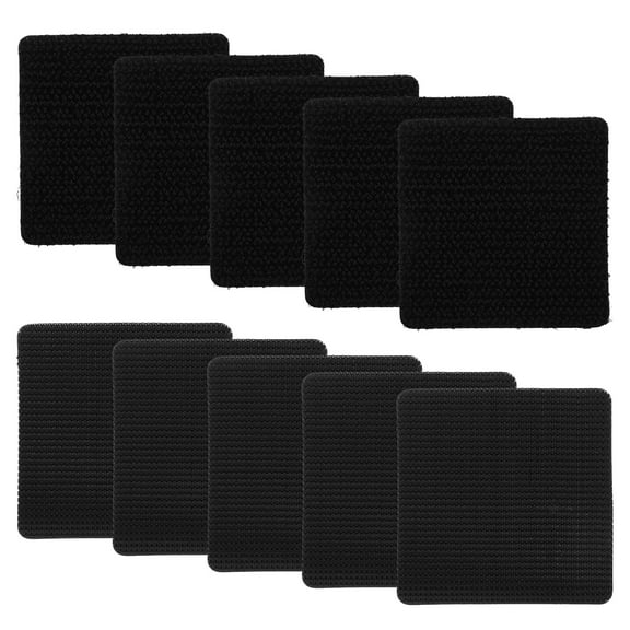 Raindrops 10sets Hook And Loop Tape Car Floor Mats Tape Car Carpet Gripper Adhesive Auto Fixing Tape Automotive Interior Accessories