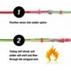 thumbnail image 2 of Conectores de cable con sellado de soldadura, material de poliolefina resistente al calor, impermeable y aislado para resistencia a la oxidación y conductividad eléctrica, 100 piezas, 2 of 5
