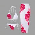 thumbnail image 1 of Trajes de baño para mujer, conjunto de traje de baño estampado de dos piezas a la moda para mujer, trajes de baño para mujer, trajes de baño para mujer, trajes de baño de moda de playa para mujer, 1 of 5