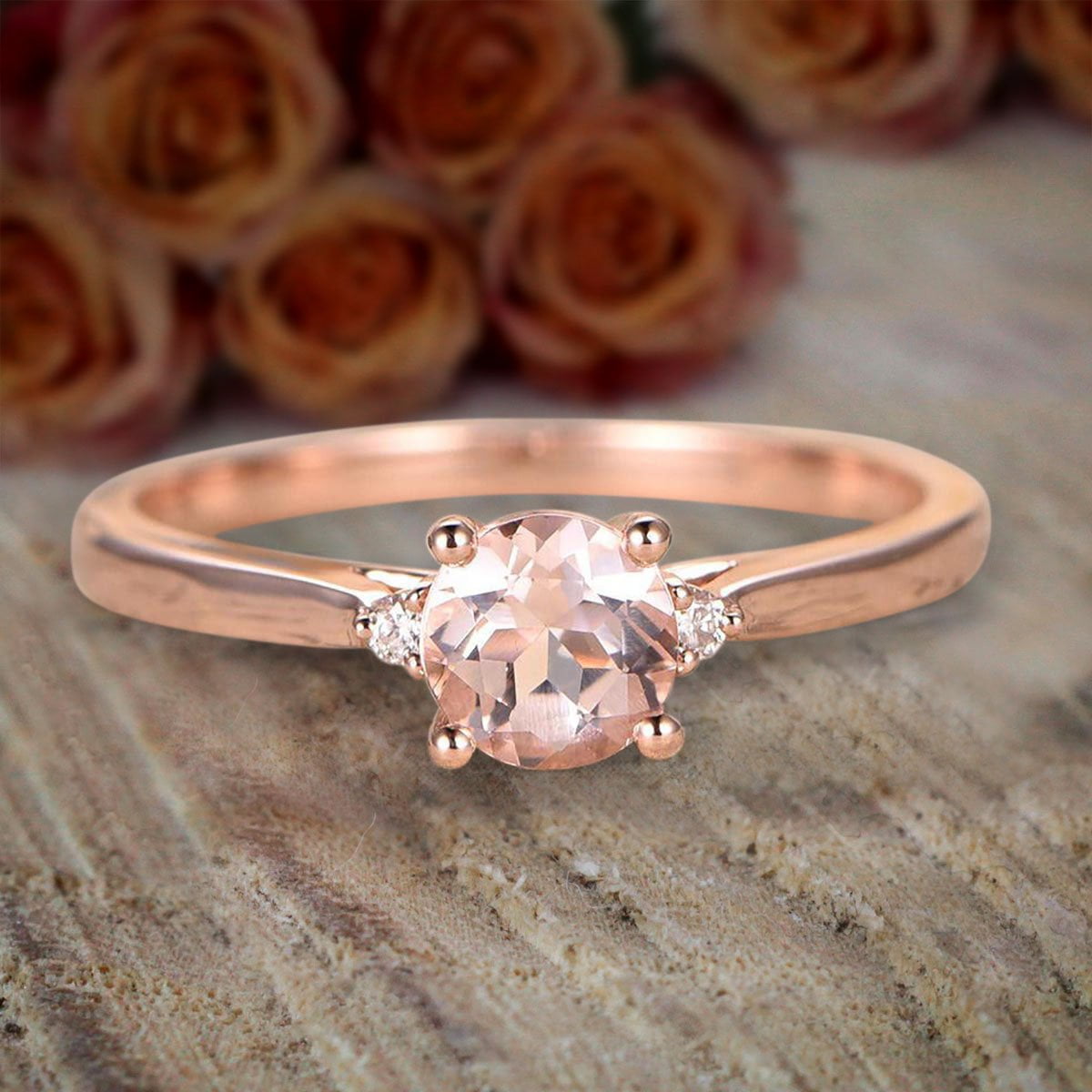 Moissanite trilogy ring best sale