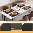 thumbnail image 3 of SUTENGDA Placemats Set of 8 Washable Felt Place Mats with Coasters and Cutlery Bags Heat Resistant Dining Table Mats Practical Dining Place  Reusable Table Mats for Home Kitchen Party, 3 of 10