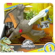 Imaginext Jurassic World Dominion Quetzal Dinosaur Toy with Soaring Action, 3 Piece Preschool Toys