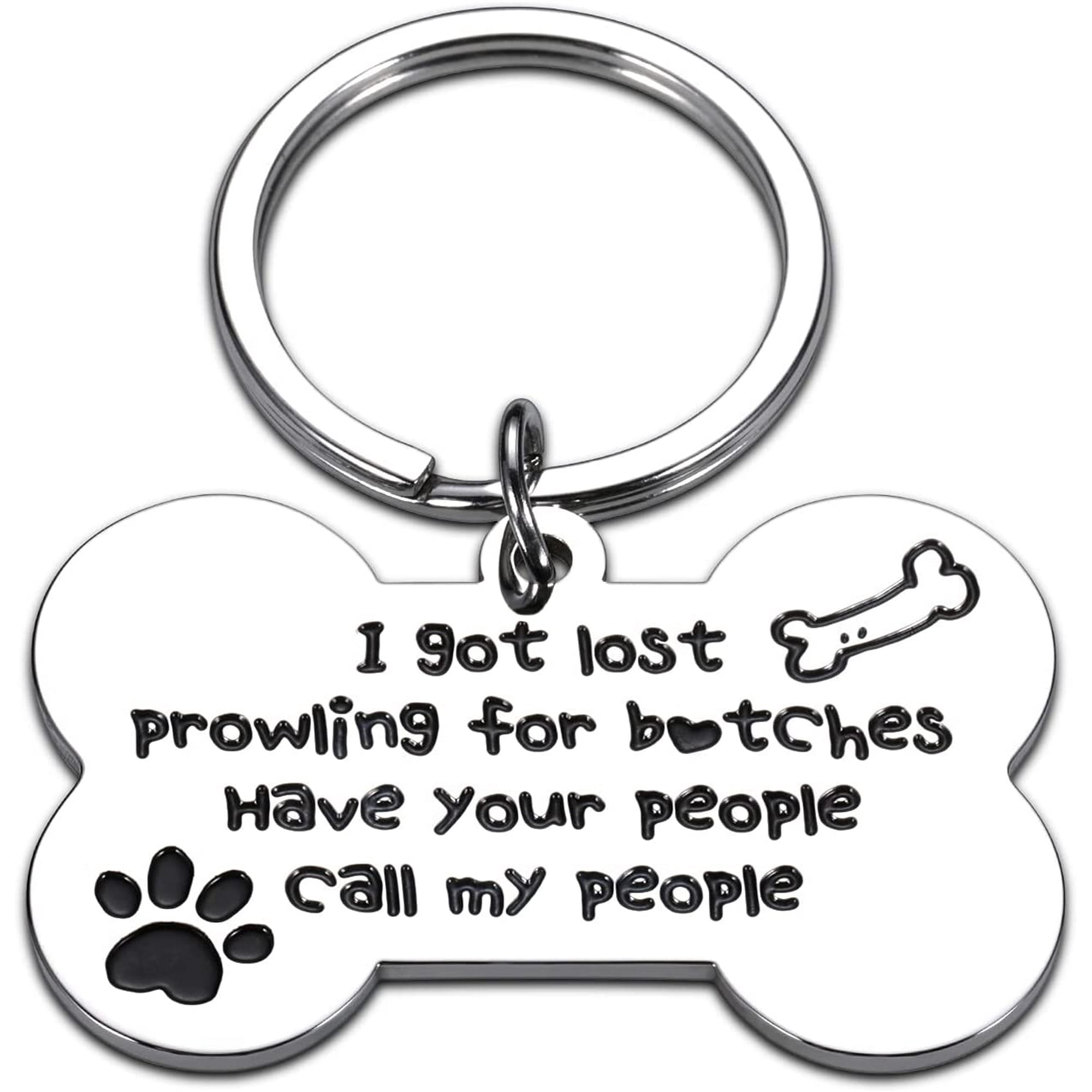 Funny Gifts for Cat Dog Lovers Women Dog Tags Personalized for Dogs Cats Puppys Kittens Birthday Christmas Gift for Son Daughter Dog Cat Owner from Dad Mom Bestie BFF Stainless Steel Pet