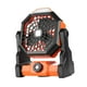 thumbnail image 4 of Ventilador de camping con linterna LED Colamx ángulo ajustable Naranja, 4 of 8