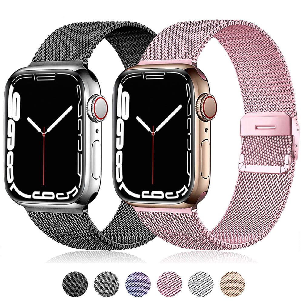 Yuiyuka Metal Milanese Loop Apple Watch Bands