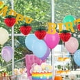 thumbnail image 6 of Raindrops 10pcs Red Paper Strawberry Honeycomb Balls for Party Decorations Perfect for Birthdays and Celebrations, 6 of 8