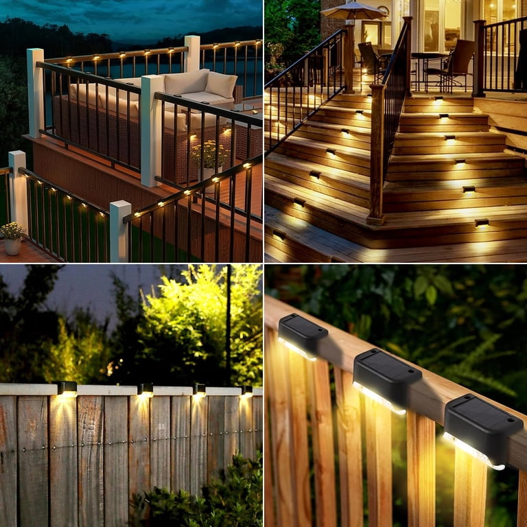 IJIL Solar Step Lights, Warm White, 16-Pack photo 3