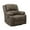Brown, variant on Lexicon Fairview Polished Microfiber Upholstered Manual Recliner in Brown