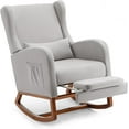 Rocking Chair Nursery Glider Chair with Foot Nursery Rocking Chairs