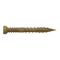 Simpson Strong-Tie FT07114R500 #7 x 1-1/4 in. T10, Trim-Head, Quik Guard®, Tan Finish Trim Screw (500-Qty)