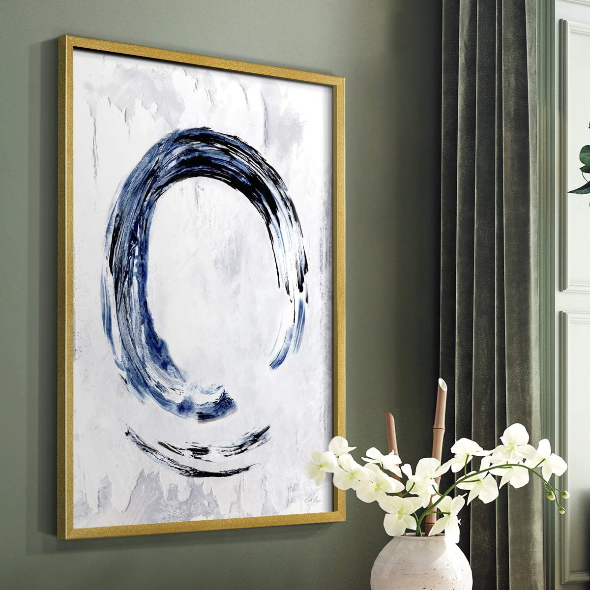Moonglade II in Gold Solid Wood 8 x 10 Framed Print