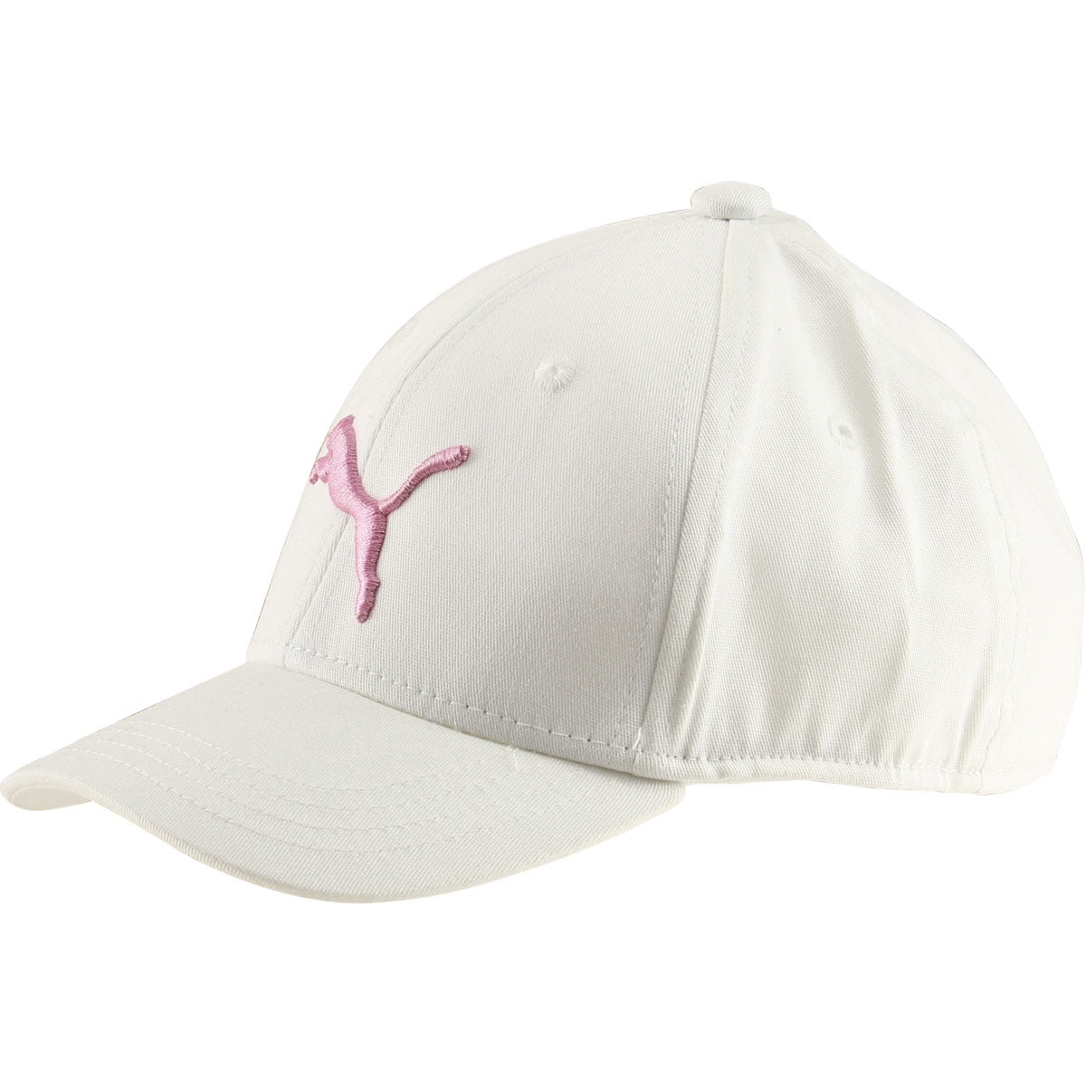 girls white baseball cap