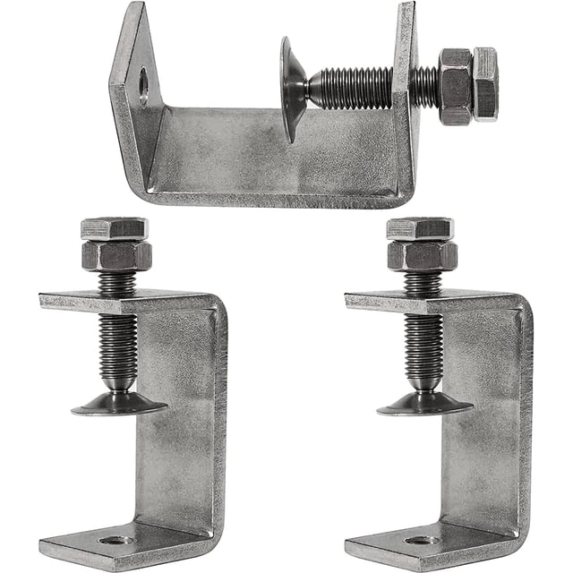3 abrazaderas en C de acero inoxidable 304 de alta resistencia de 65 mm, para abrazaderas, alicates y tensores, herramientas de carpintería, bricolaje y reparación de automóviles